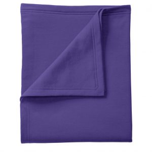 Fleece sweatshirt blanket